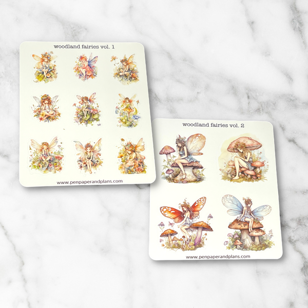 Woodland Fairies Sticker Sheets