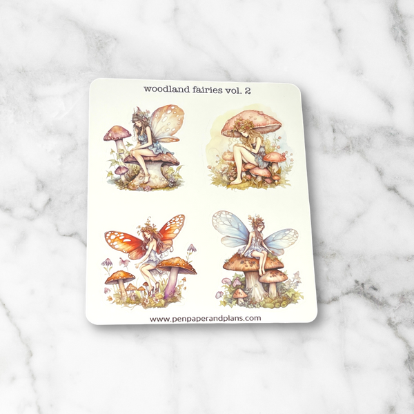 Woodland Fairies Sticker Sheets