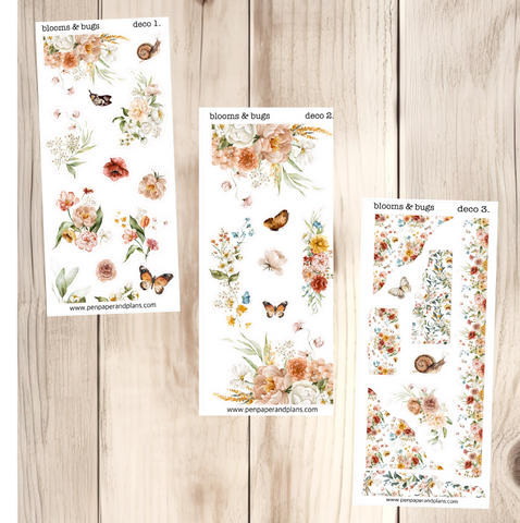 Blooms & Bugs Stickers