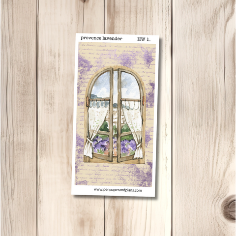 Provence Lavender Hobonichi Weeks Sticker