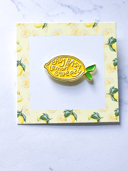 Lemon Squeeze Pin