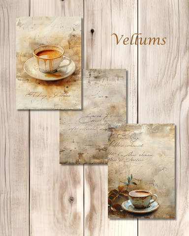 Cafe Correspondence Vellum Sets