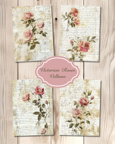Victorian Roses Vellums