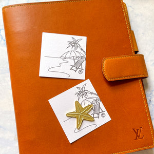 Starfish Planner Charm l magnetic pin