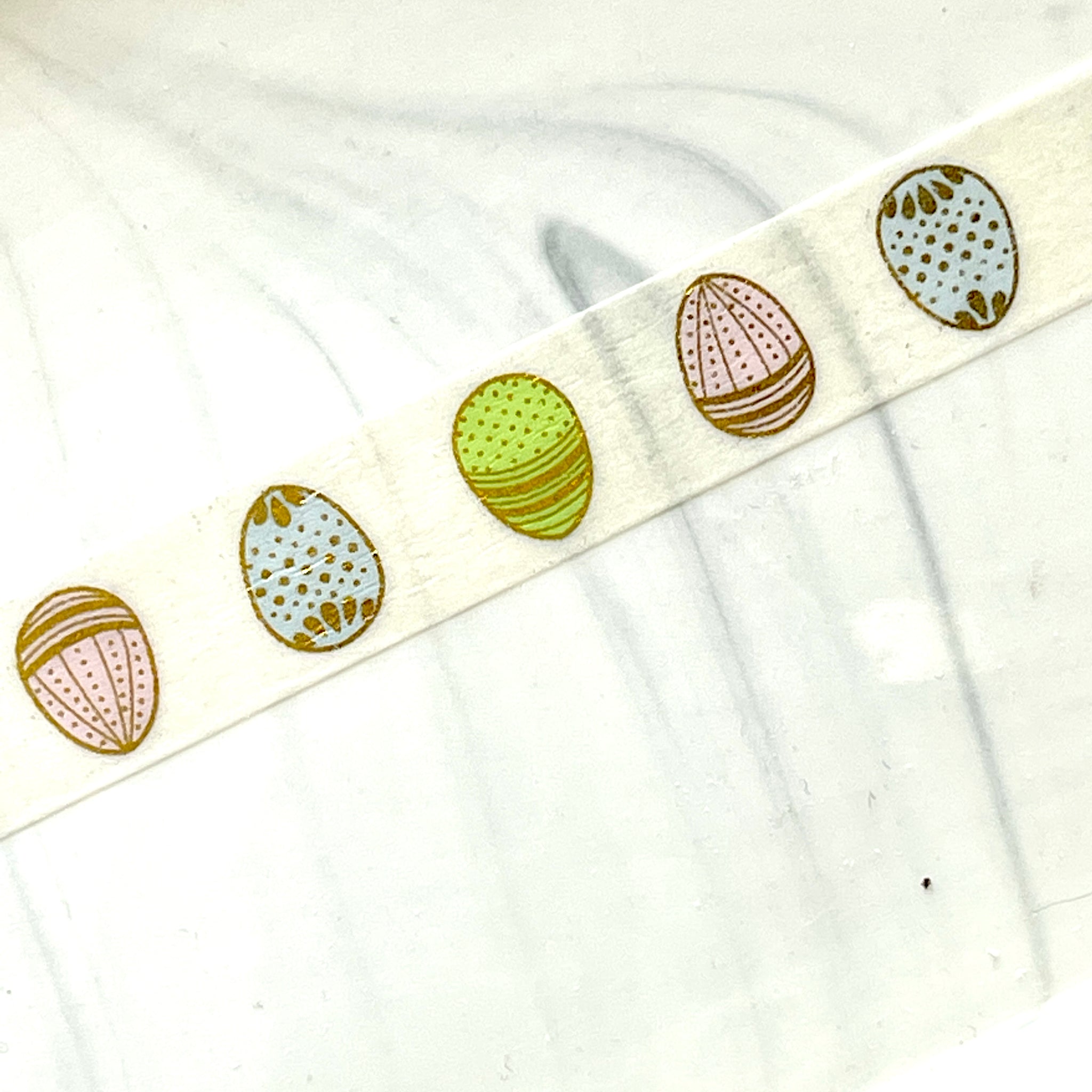 Gold Foiled Easter egg Washi