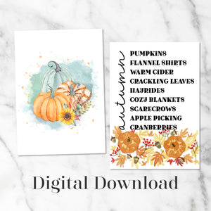 Fall Fun Printable Dashboards