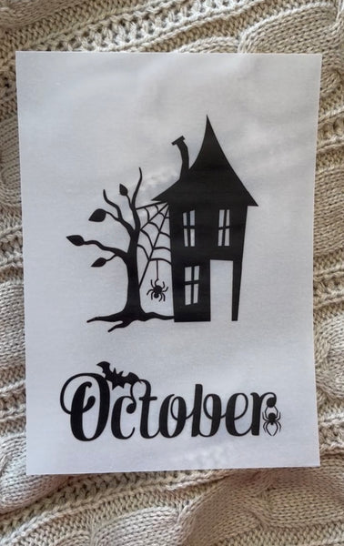 Spooky October Printable