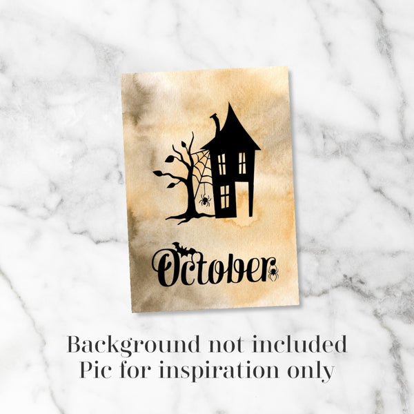 Spooky October Printable